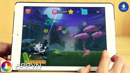 [iOS Game] GunCat - Điệp vụ mèo điên - AppStoreVn