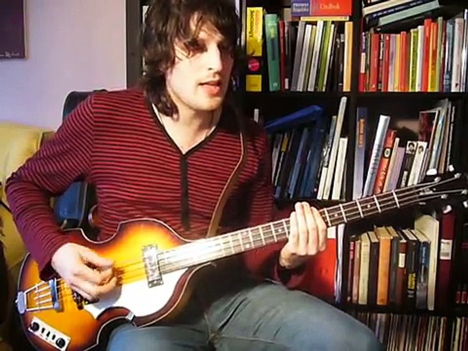 Paul McCartney Höfner bass (Sound test)
