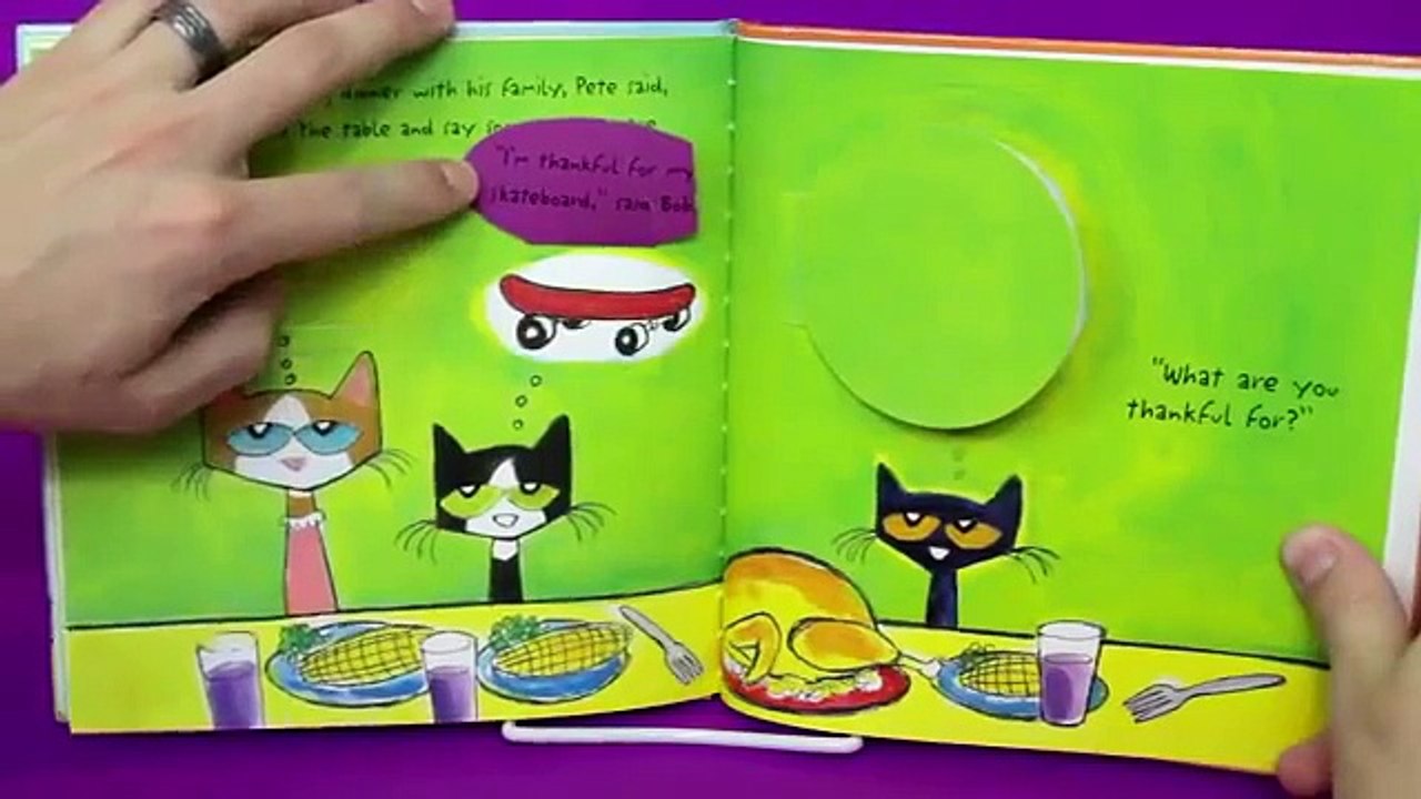 Pete The Cat, The First Thanks Giving - Lets Read Kids TV, Children's Story Books Read Out Loud