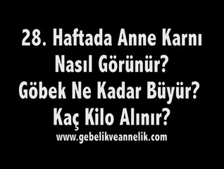 Hamileliğin 28. Haftası Anne Adayı