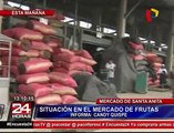 Mercado de San Anita: abastecimiento es normal pese a bloqueo en La Oroya