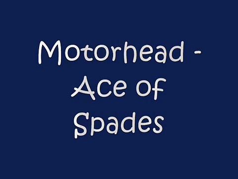 Motorhead - Ace Of Spades + Lyrics (HQ)