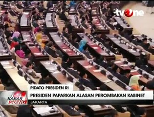 Presiden Joko Widodo Paparkan Alasan Perombakan Kabinet
