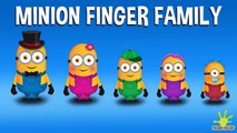 The Finger Family Minions Family Nursery Rhyme | Despicable Me Finger Family Songs