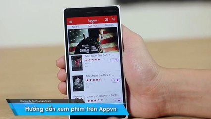 Hướng dẫn xem phim Appvn trên Window Phone
