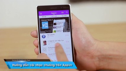 Hướng dẫn tải nhạc chuông Appvn trên Window Phone