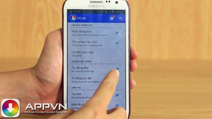 Hướng dẫn tùy chỉnh Appvn trên Android