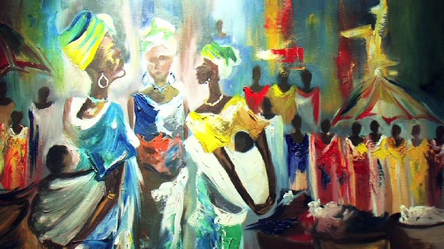 Divine Afrique 6 Couleurs pays une série de Valerio Truffa