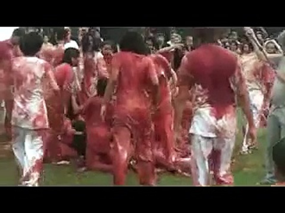 Performance de Hermann Nitsch en el ISA1623