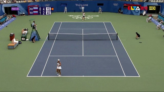 Elena Dementieva vs. Dinara Safina 2008 Beijing Olympics Highlights