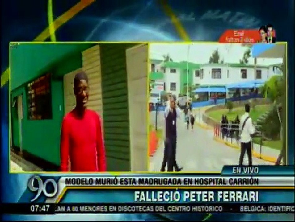 Peter Ferrari, hijo de Lucila Campos, falleció esta madrugada