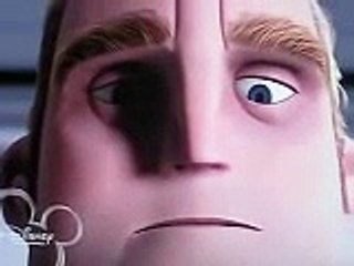The Incredibles- Mr. Incredible hurts his boss.