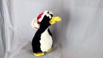 Christmas in Hollis rapping penguin
