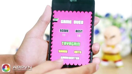 [Android Game] Bouncy Ninja - Game nhẹ nhàng nhưng không nhẹ đầu - AppStoreVn