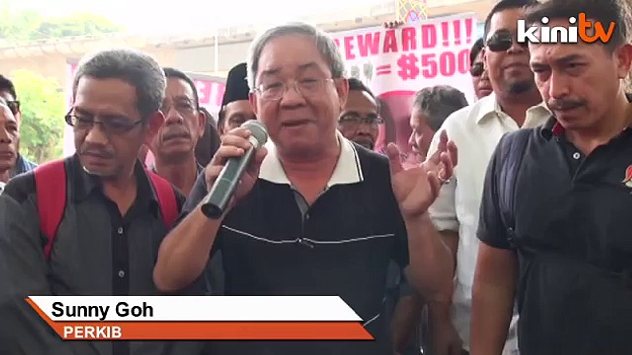 Chinese protestor at chick-slaughter demo calls for peace