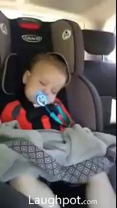 Funny wakes up a Baby