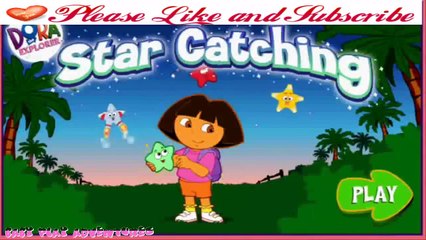 Dora the Explorer Children Cartoons and Games star catching Dora Exploradora Juegos Baby