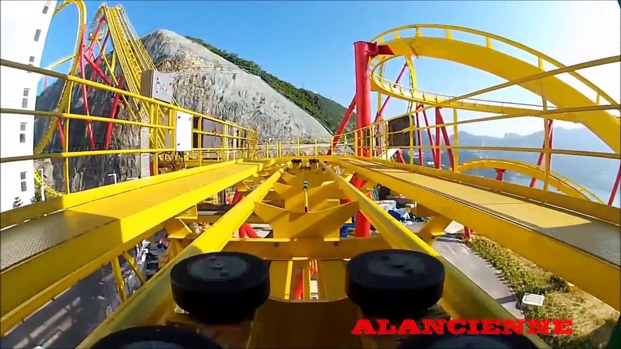 manège les plus incroyables _ ROLLER COASTER _ extrême sensation . video pov hd