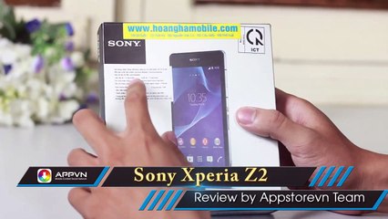 [Review Máy] Mở hộp và trải nghiệm nhanh Xperia Z2 - AppStoreVn