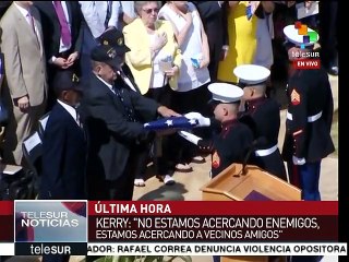 El gobierno de EE.UU. vuelve a izar su bandera en Cuba