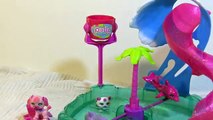 Polly Pocket Shimmer N Splash Adventure Park Playset Toy Color Change MATTEL