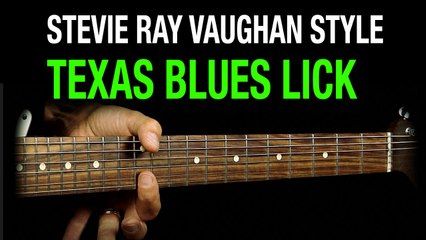 Texas Blues Lick - SRV Style