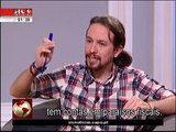 Pablo Iglésias, líder do Podemos em entrevista à SIC Notícias e ao Expresso