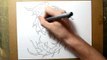 Koi Fish Morphing into a Dragon Sketching Design Idea