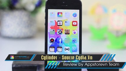 [Cydia Tweak] Cylinder - hiệu ứng chuyển dịch giữa các màn hình trong springboard - AppStoreVn