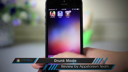 [Cydia Tweak] Drunk Mode - kích hoạt chế độ cho người say - AppStoreVn
