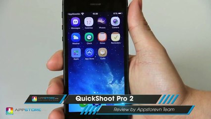 [Cydia Tweak] QuickShoot Pro 2 - Chụp ảnh quay video nhanh trên iPhone/iPad - AppStoreVn