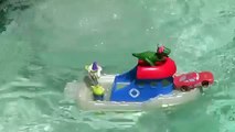 COLOR CHANGERS CARS Party With Toy Story Partysaurus Rex Boat Color Splash Buddies Under Water