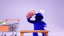 Play doh Cookie Monster Sesame Street Stop motion animation. Monstruo de las galletas