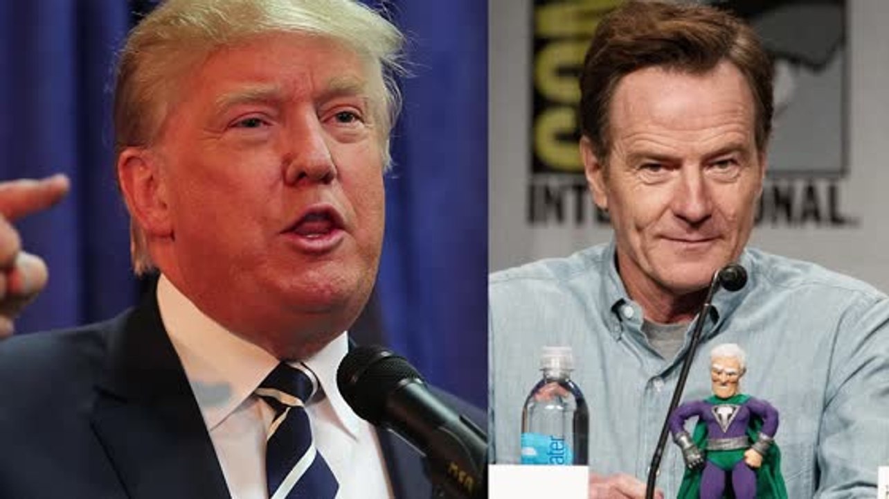 Bryan Cranston Calls Donald Trump 'Refreshing'