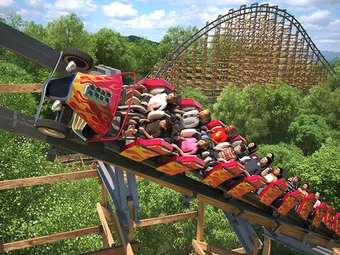 World's Fastest Wooden Roller Coaster and More