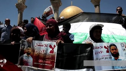 Jerusalem: Demo in support of Palestinian prisoner