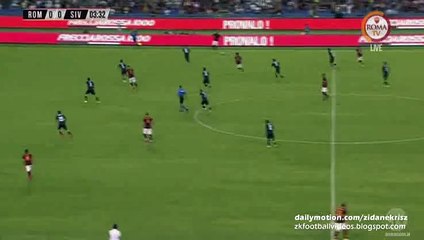 Edin Dzeko 1:0 Amazing Goal | AS Roma v. Sevilla - Friendly 14.08.2015 HD