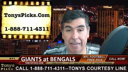 Cincinnati Bengals vs. New York Giants Free Pick Prediction NFL Preseason Pro Football Odds Preview 8-14-2015