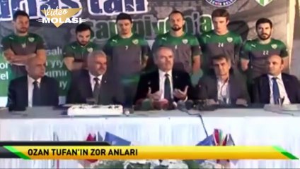 BASIN TOPLANTISINDA YARILAN OZAN TUFAN