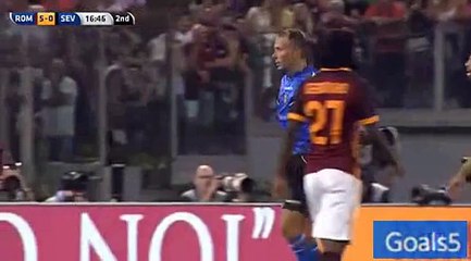 Totti Goal AS Roma 6 - 0 Sevilla Friendly Match 14-8-2015