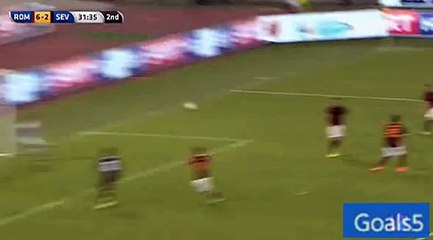 Reyes Goal AS Roma 6 - 2 Sevilla Friendly Match 14-8-2015