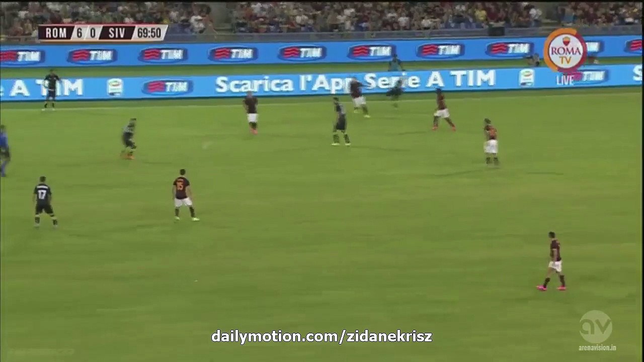 6-1 Denis Suárez Amazing Goal HD _ AS Roma v. Sevilla - Friendly 14.08.2015 HD