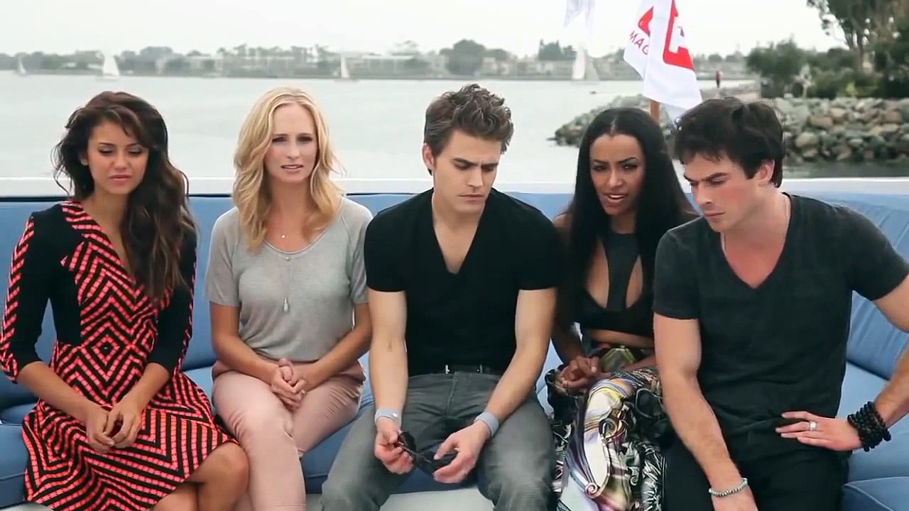 The Vampire Diaries Cast At TV Guides Yacht Party Comic Con 2013 Interview