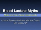 Blood Lactate Myths from San Diego sports doctors