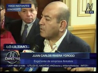 Martín Belaunde Lossio y yo no hicimos transacciones comerciales, dice Rivera Ydrogo