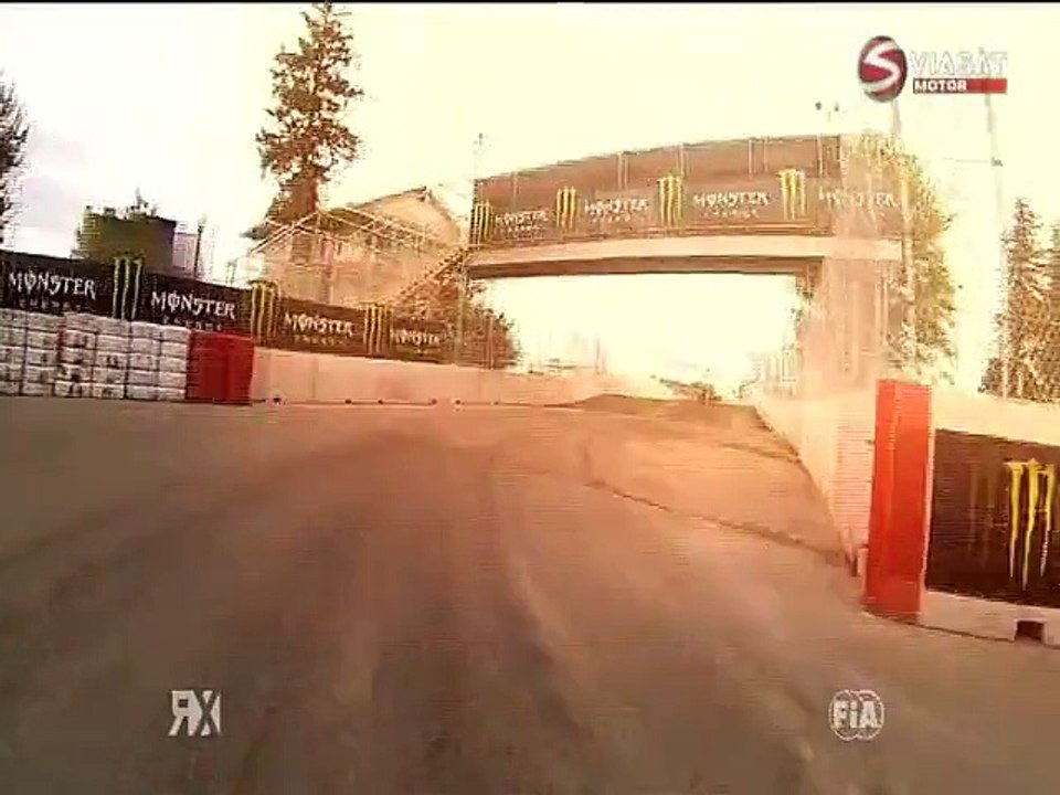 WRX 2015 Rallycross Solberg onboard Canada Trois Rivieres