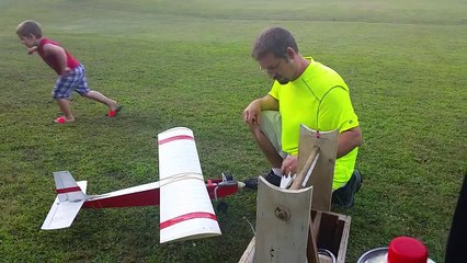 Rc plane crash.