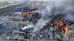 Tianjin Factory Explosion Drone Footage Shows Aftermath of China Blasts
