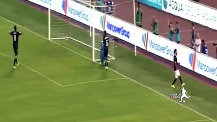 هدف محمد صلاح في مباره وديه روما مع اشبيليه   14/08/2015