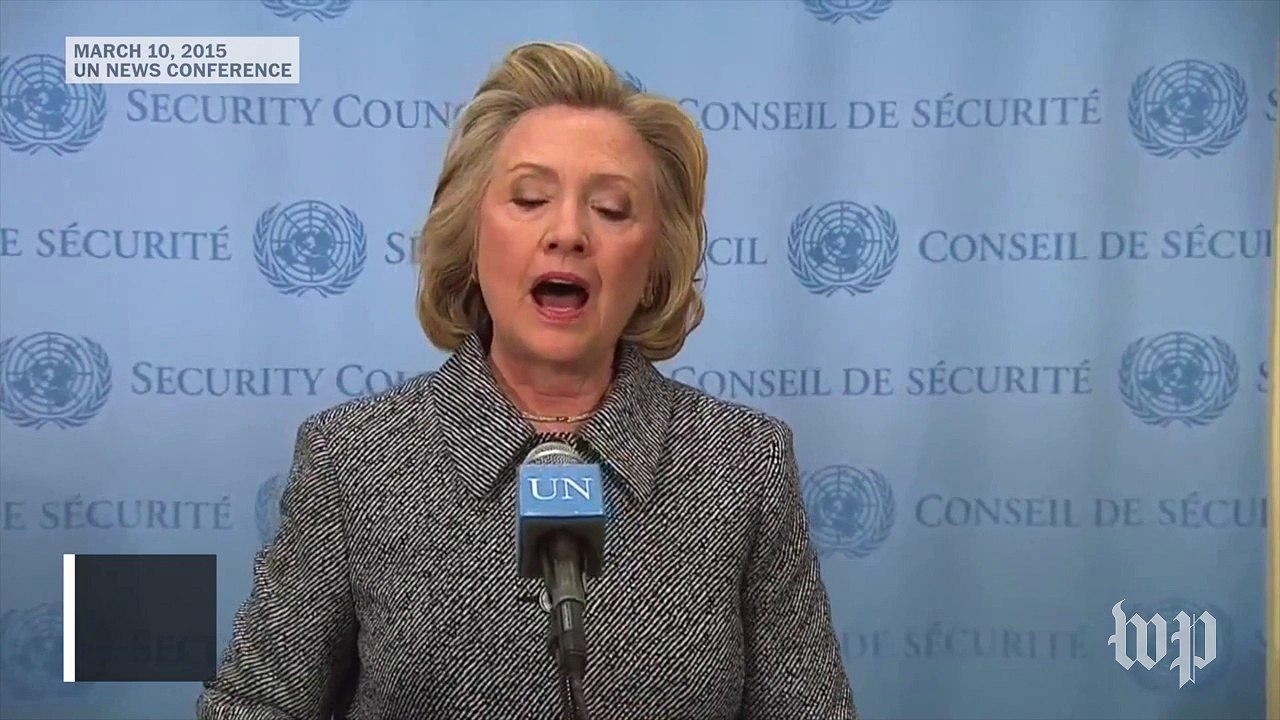 Clinton on classified materials in e-mails